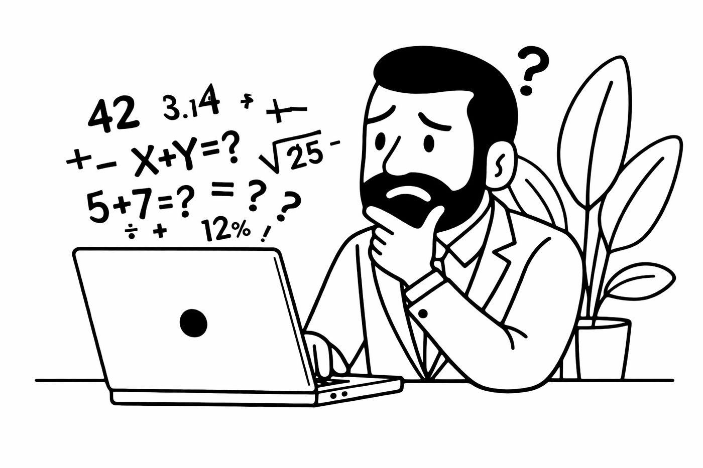 数字を見て納得いかない様子の社長