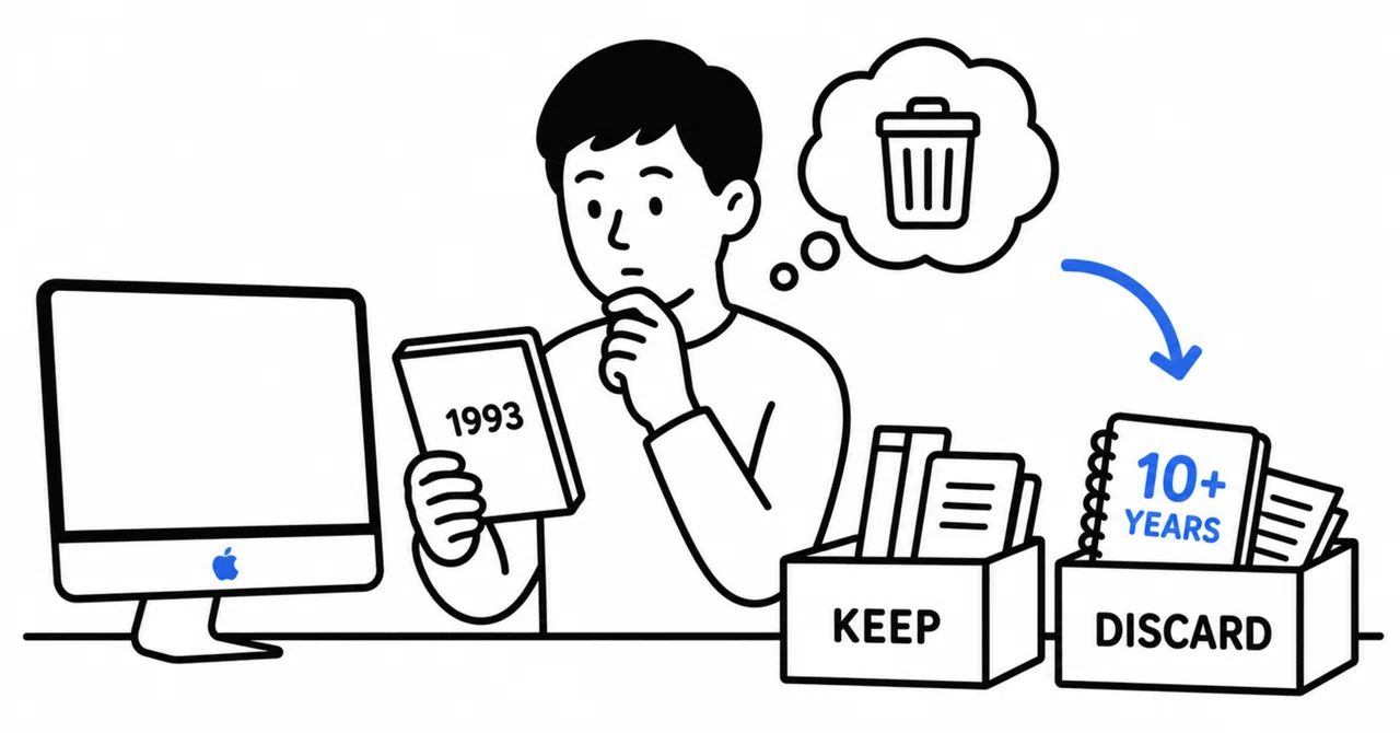 32年前のノートを捨てて気づいた、判断基準を持つことの大切さ